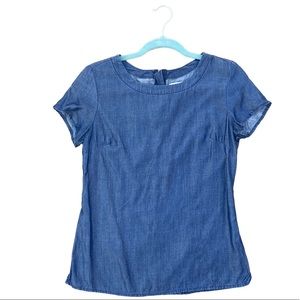 Banana Republic Heritage denim colored top, size 2